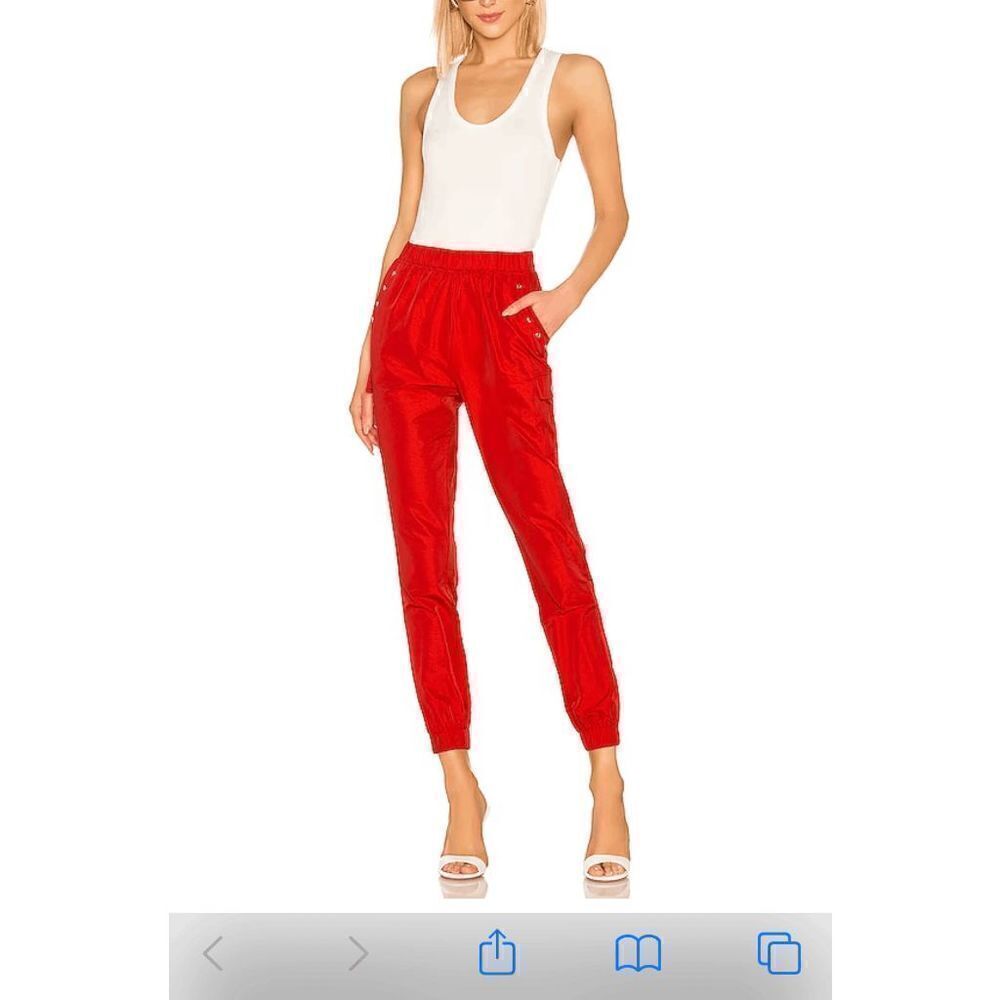 Superdown Red Missy Jogger Pants
